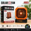 Solar Fan with 6hour Backup